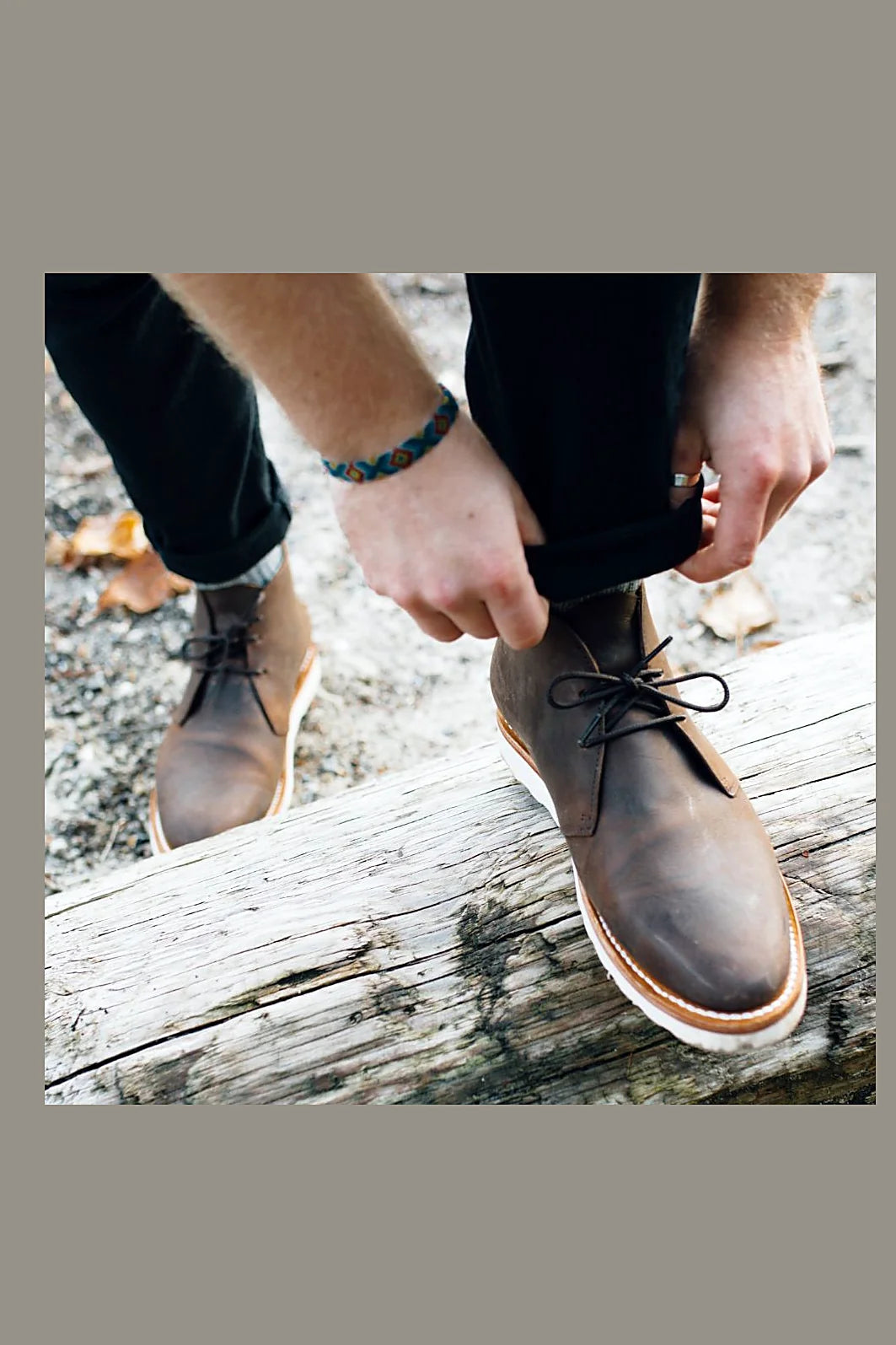Delano wedge chukka in Tobacco