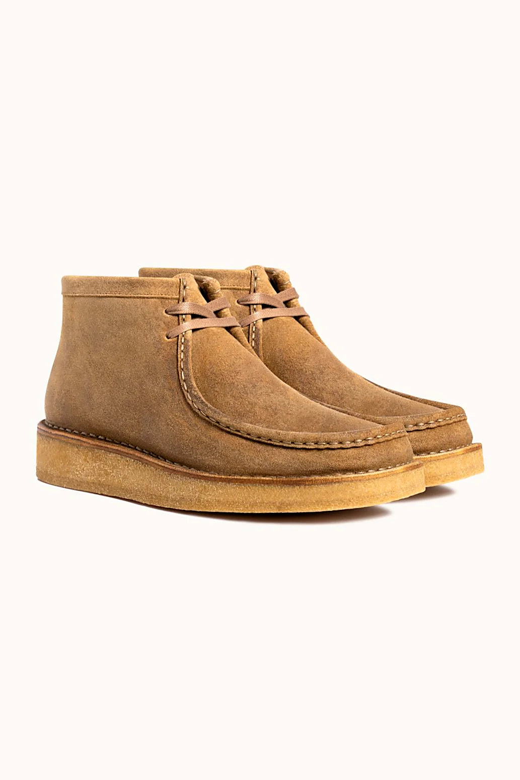Sahara pale suede moc toe chukka