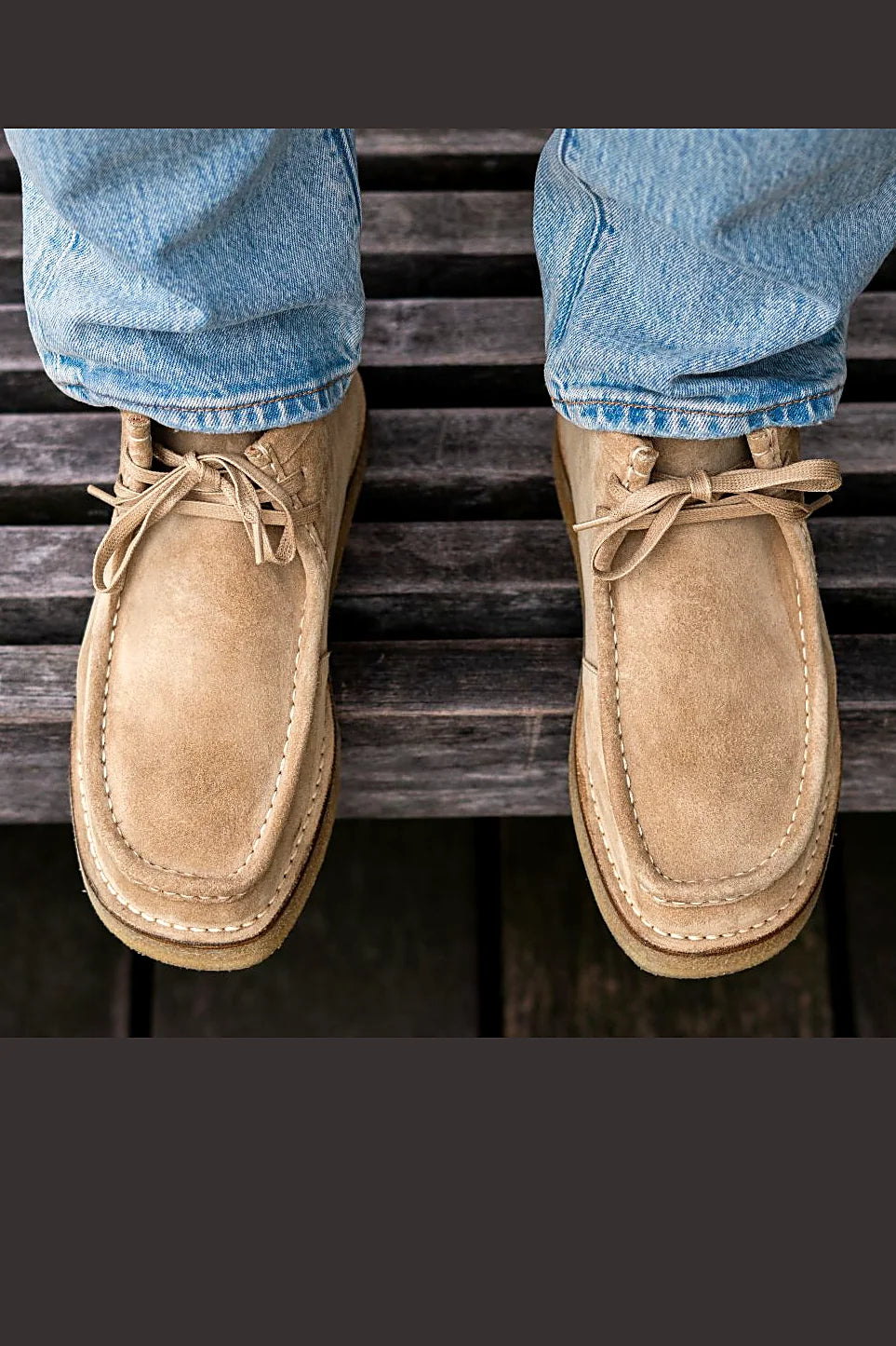 Derrick moc chukka in Sand
