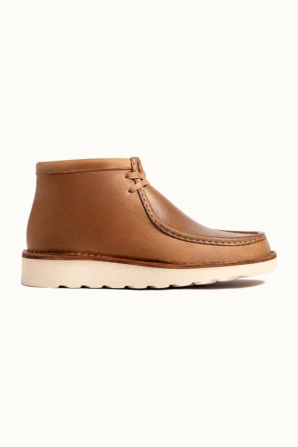 Devlin boot with hand-stitched moccasin seam