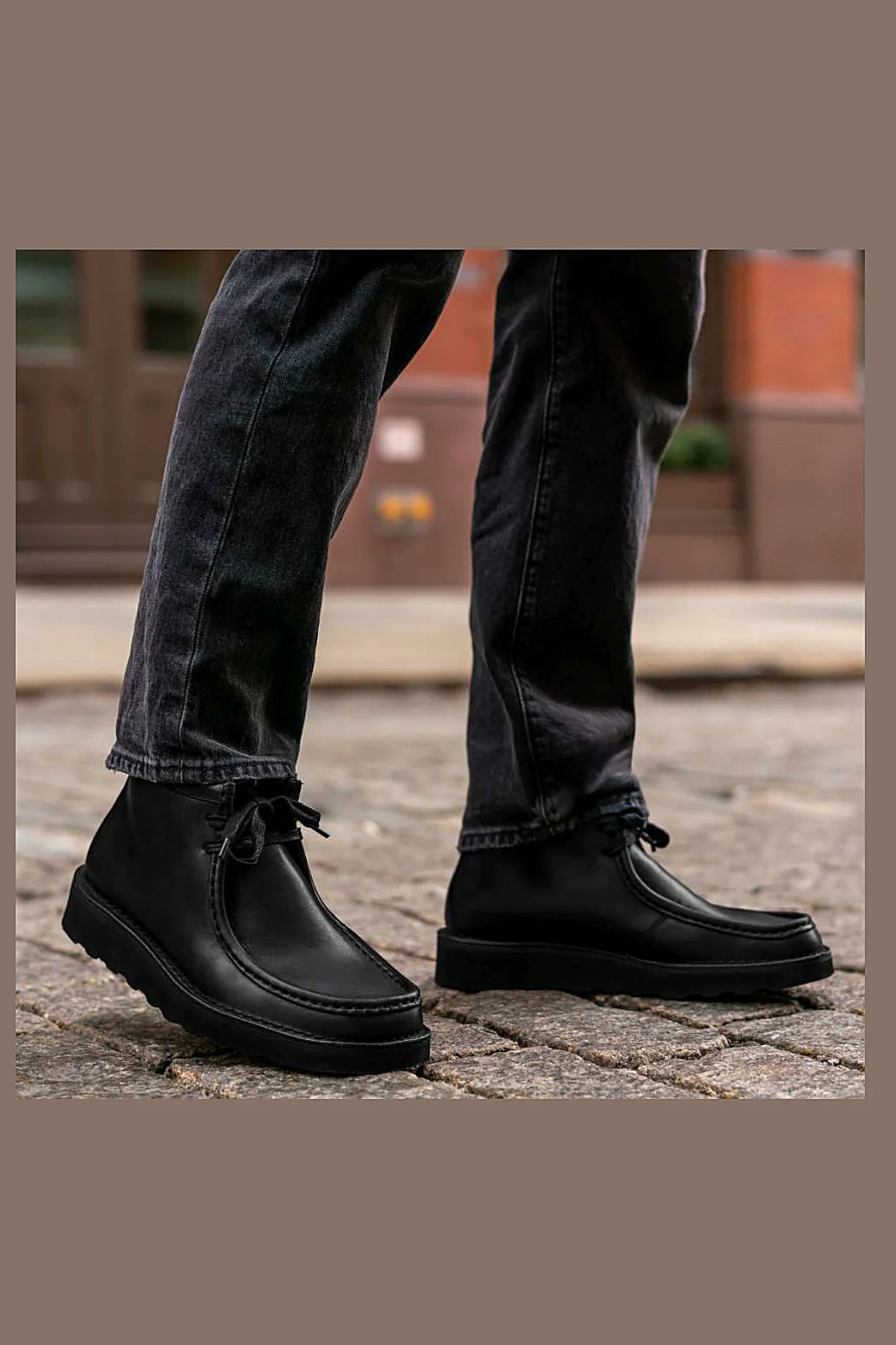 Dexter moc toe boot in Black