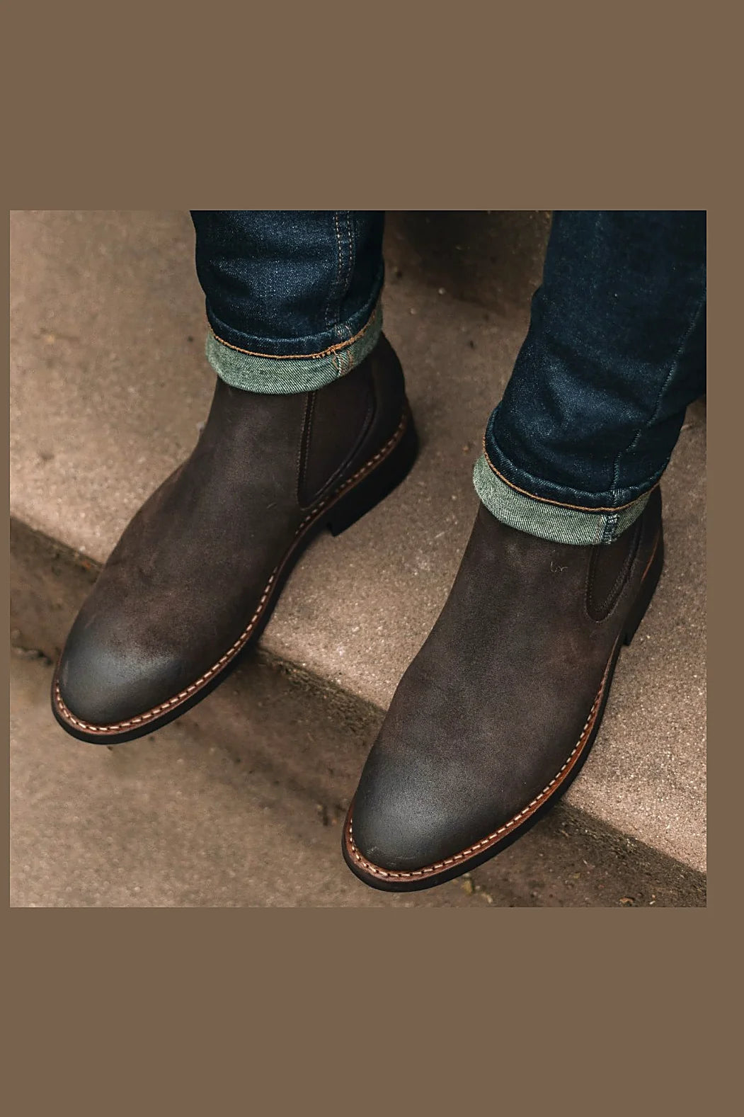 Donovan chelsea in Chocolate suede