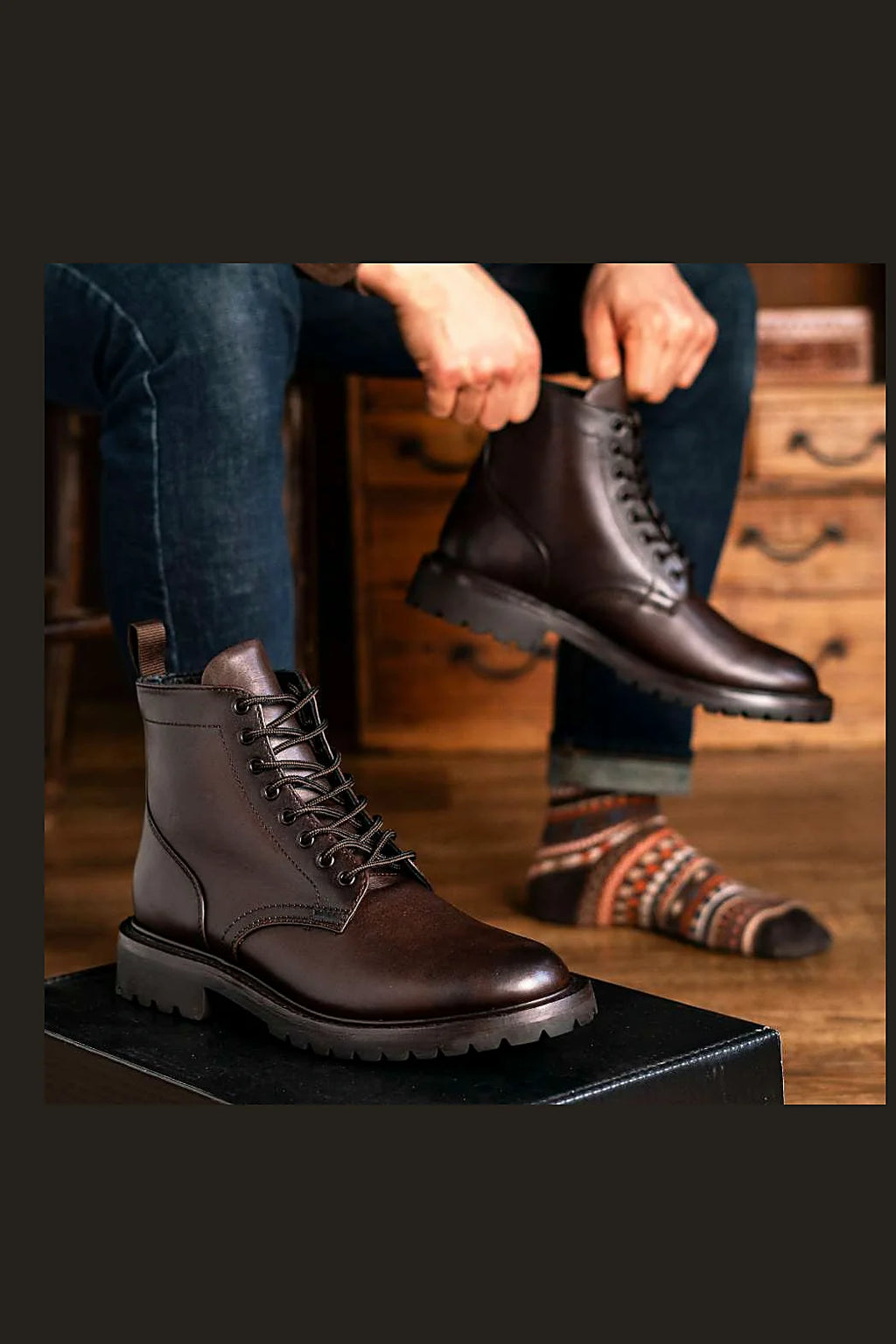 Durham boot in Mustang Brown