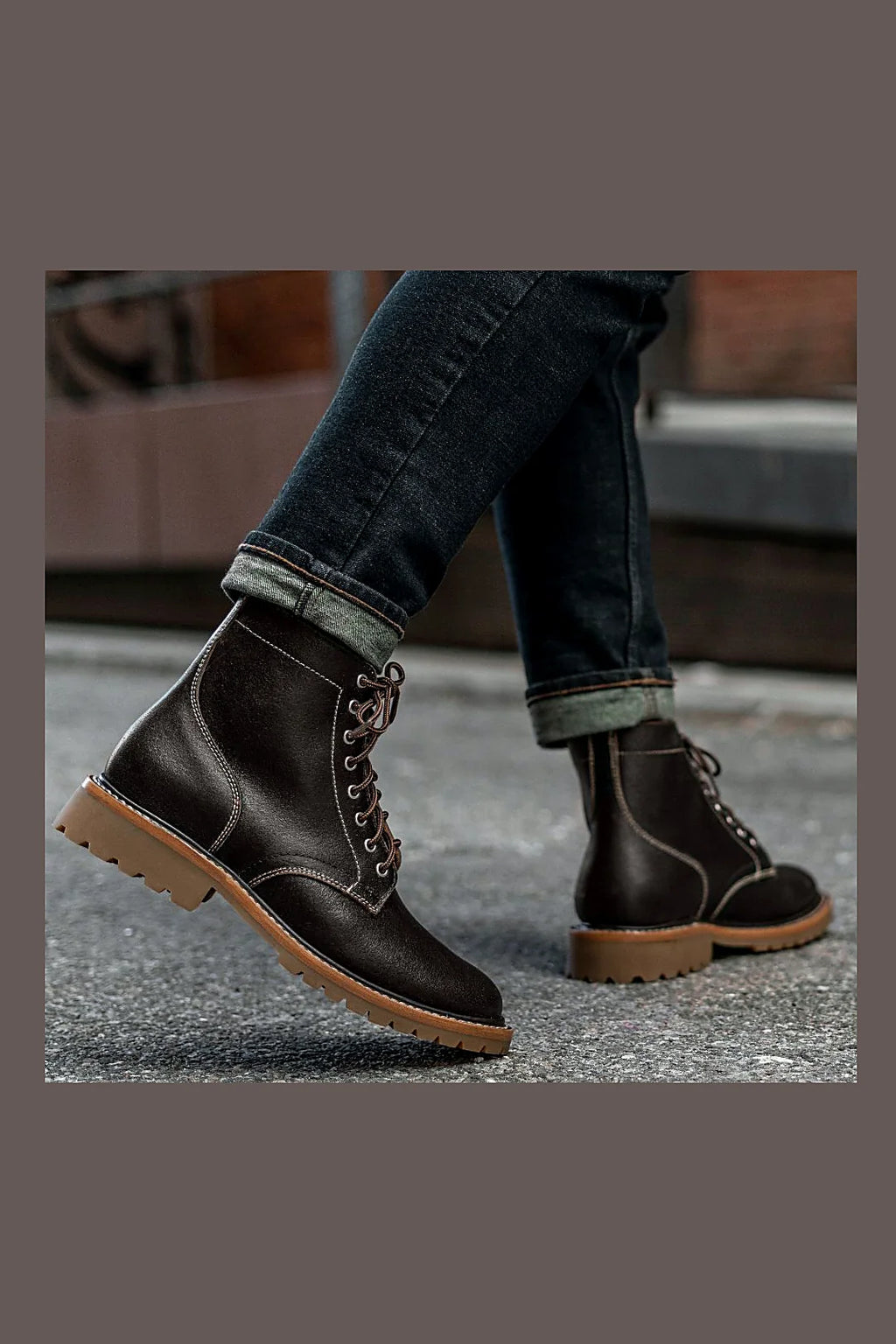 Eastwood boot in Dark Brown roughout