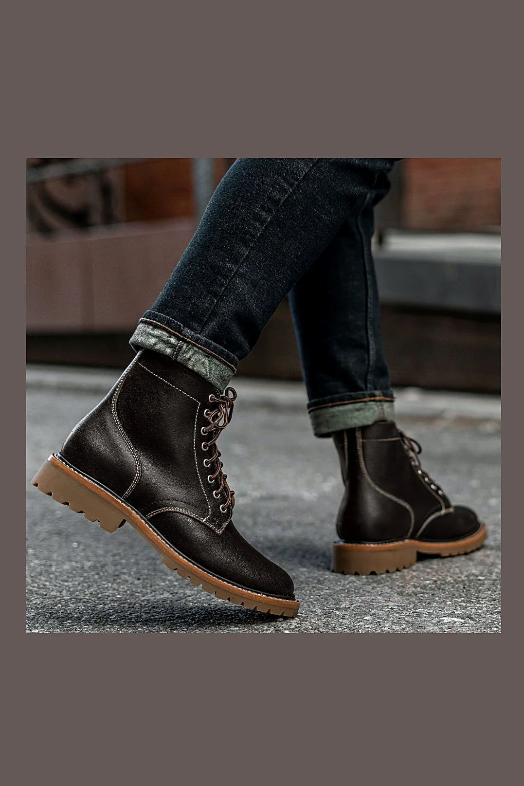 Eastwood boot in Dark Brown roughout