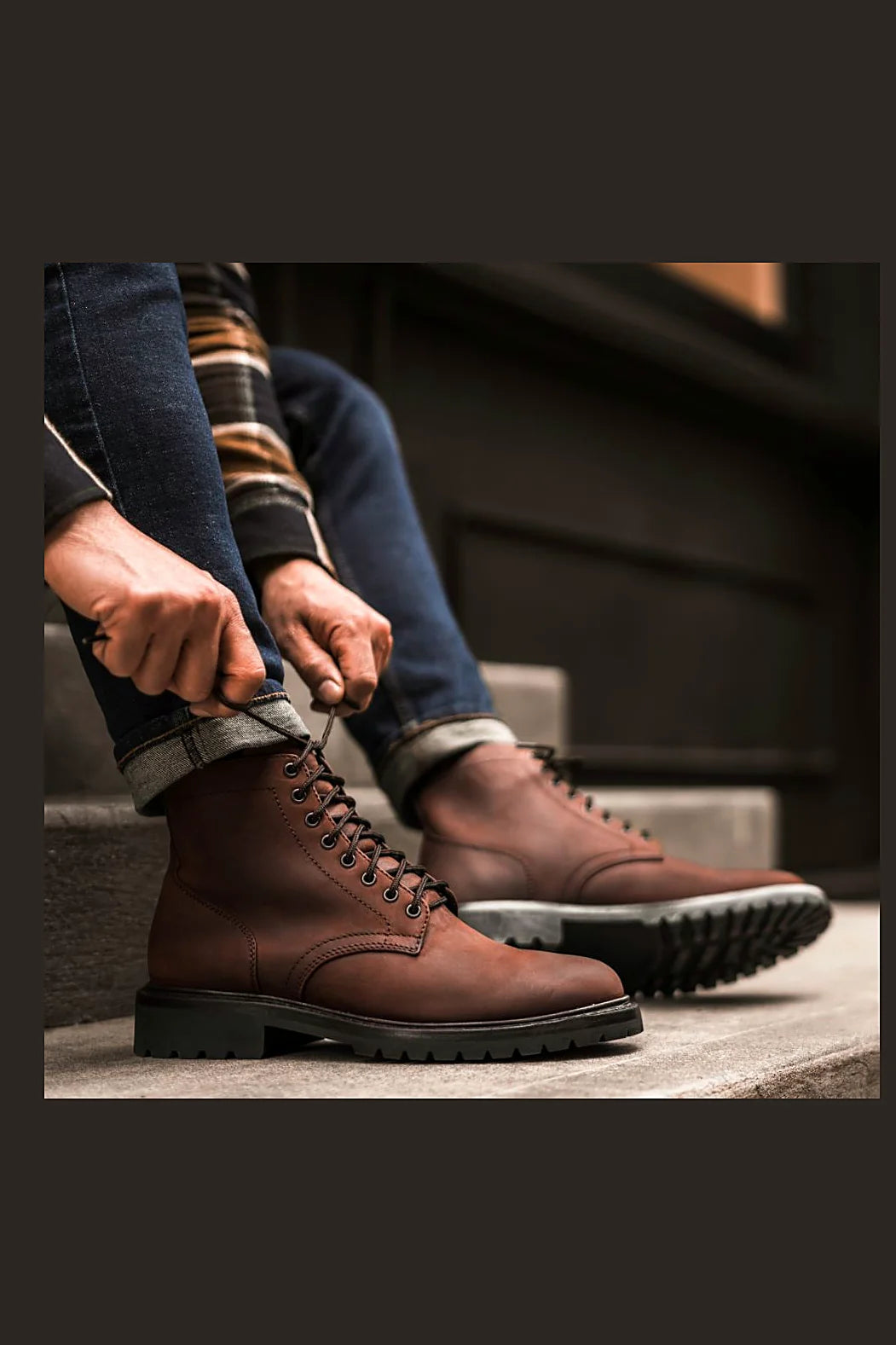 Eaton boot in Burnished Adobe