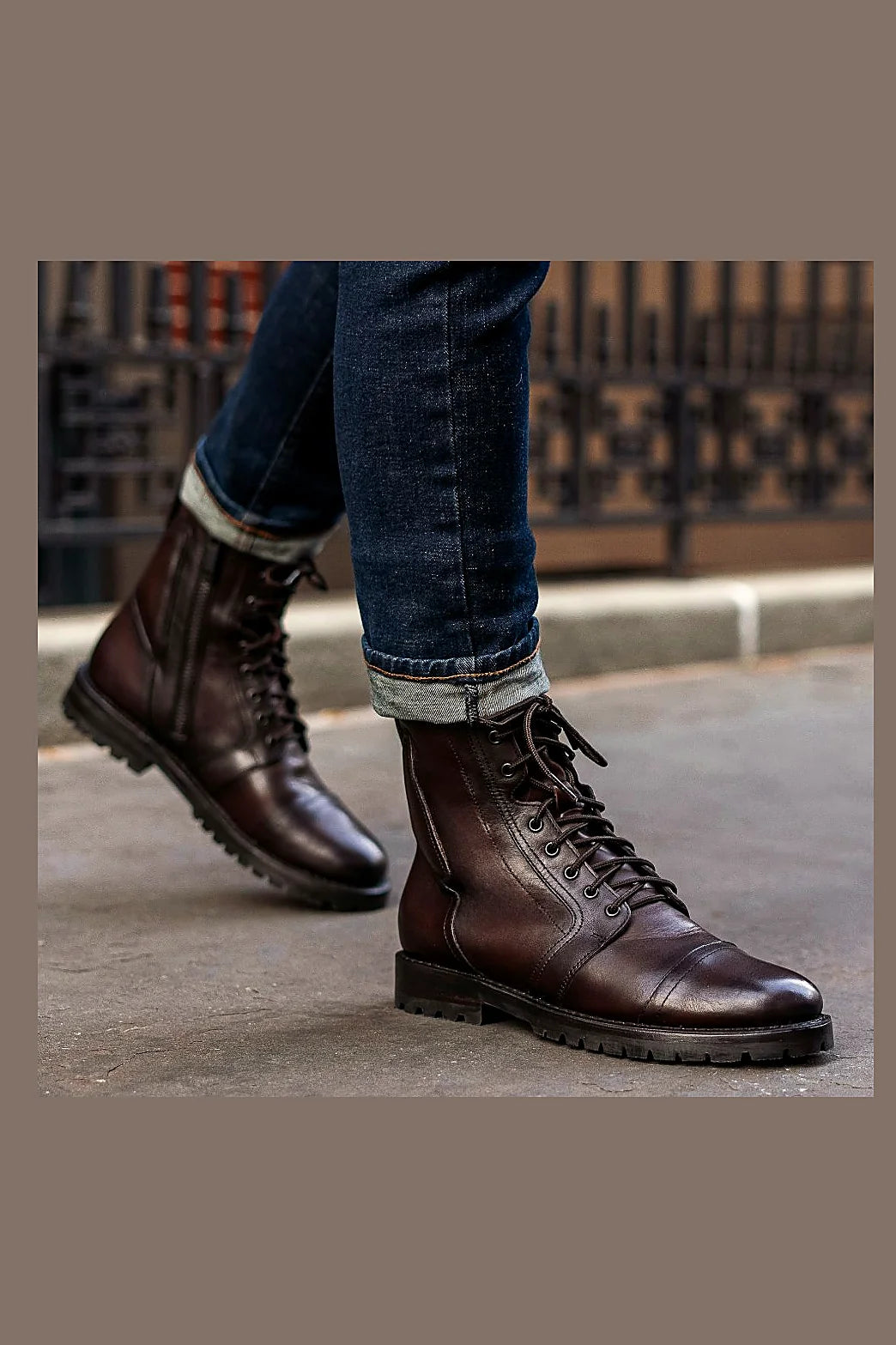 Old English zip boot