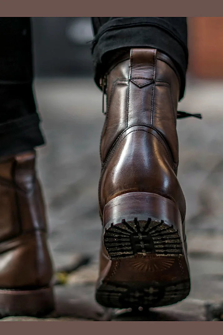 Ellsworth zip boot in Anejo