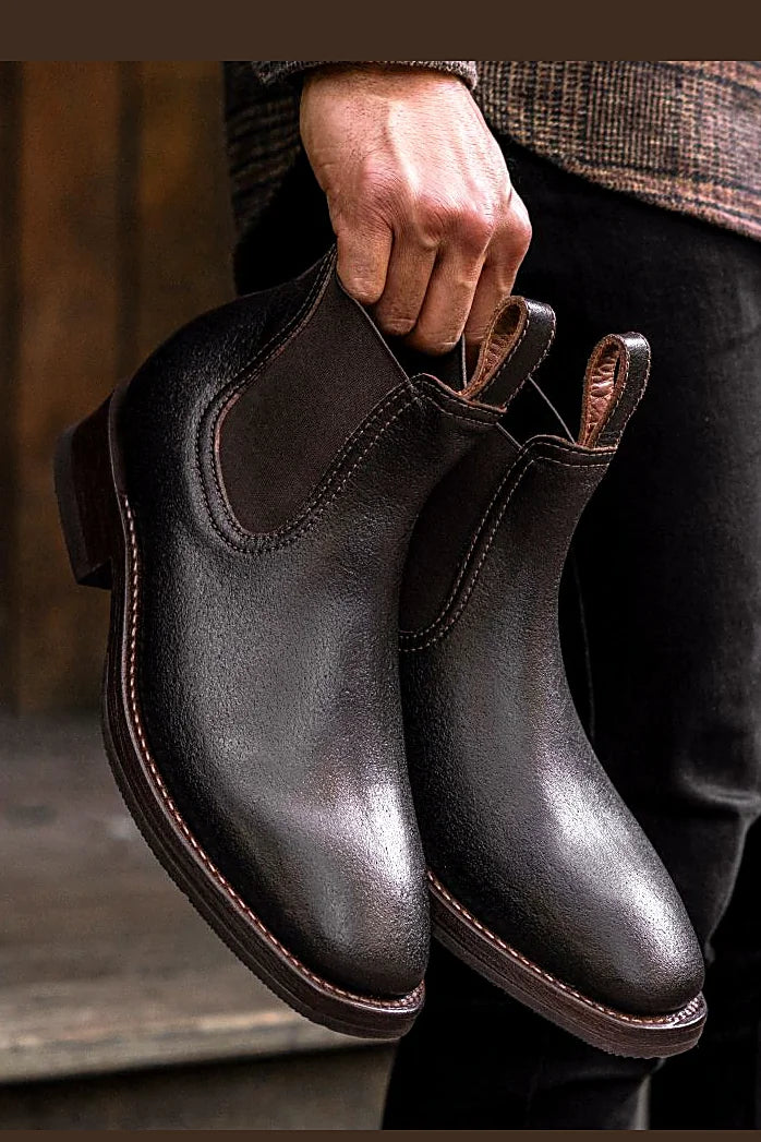 Waxed Flesh chelsea boot