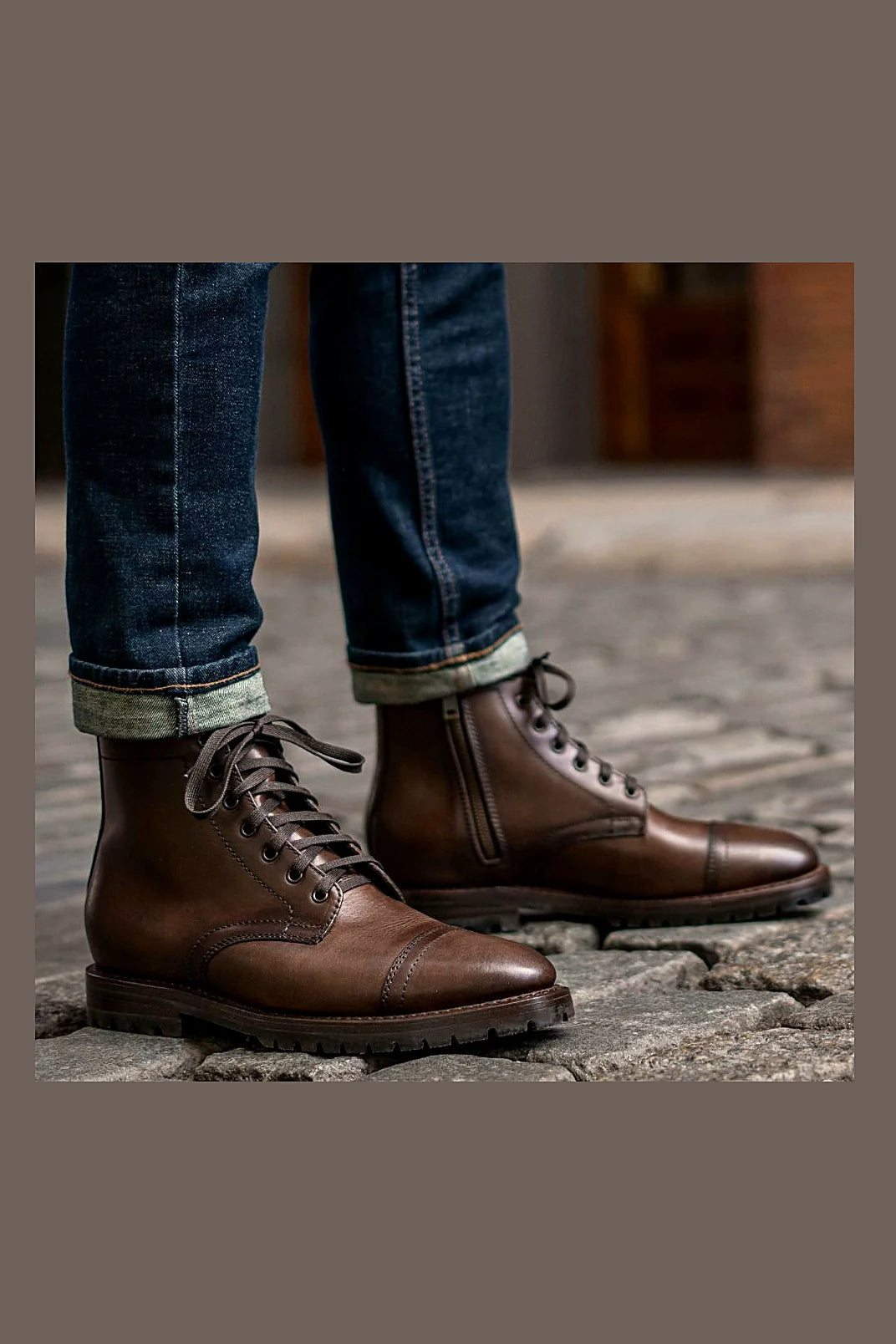 Amaretto zip boot