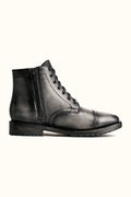 Fletcher boot with textured grey finish