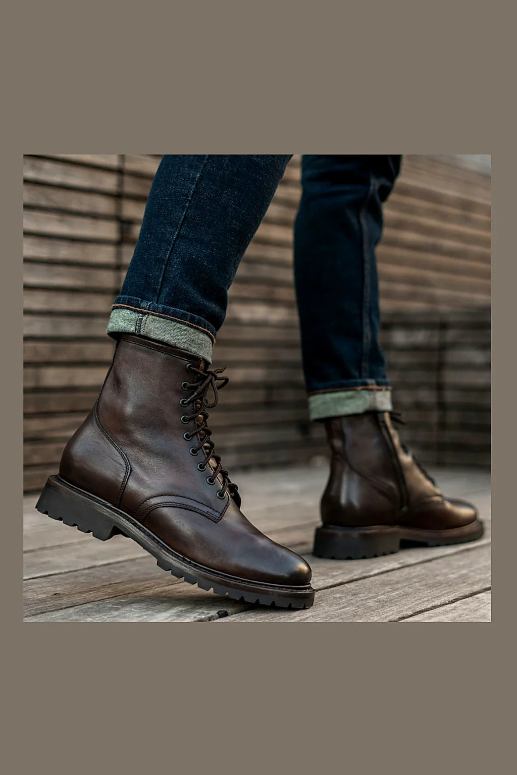 Flint storm boot in Old English