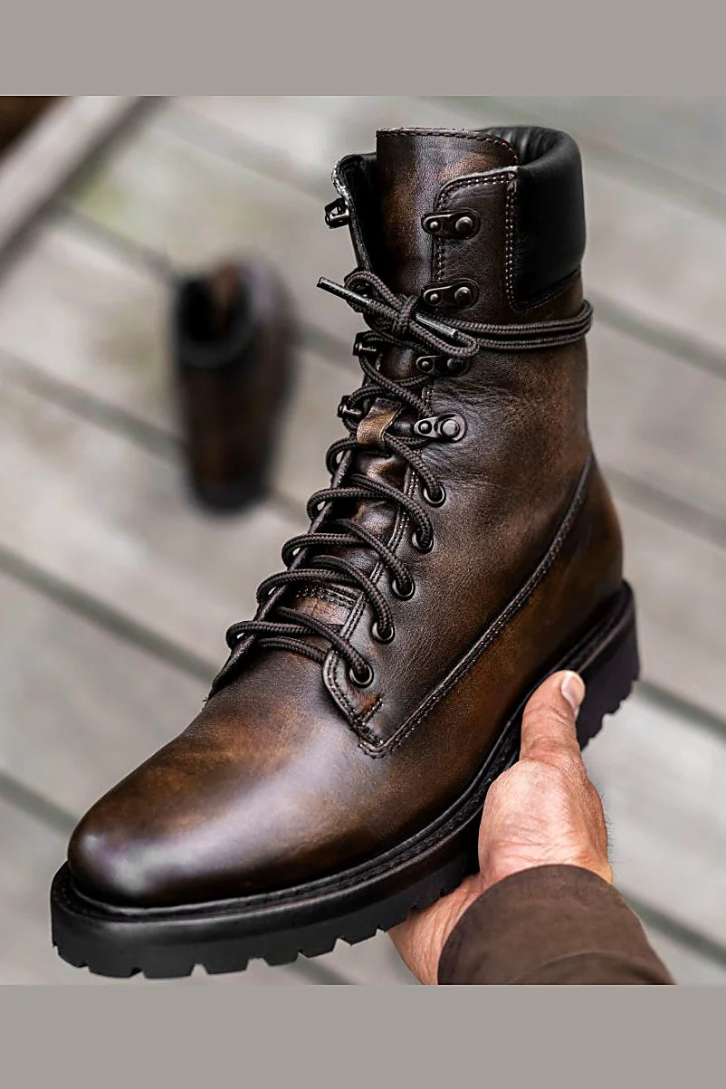 Foster storm welt boot in Jasper