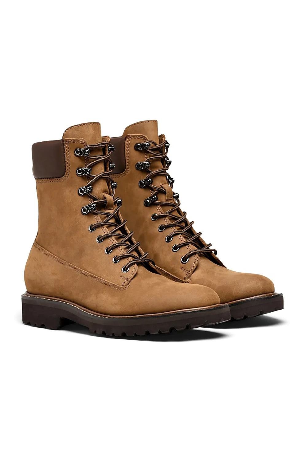 Cedar honey-brown leather boot