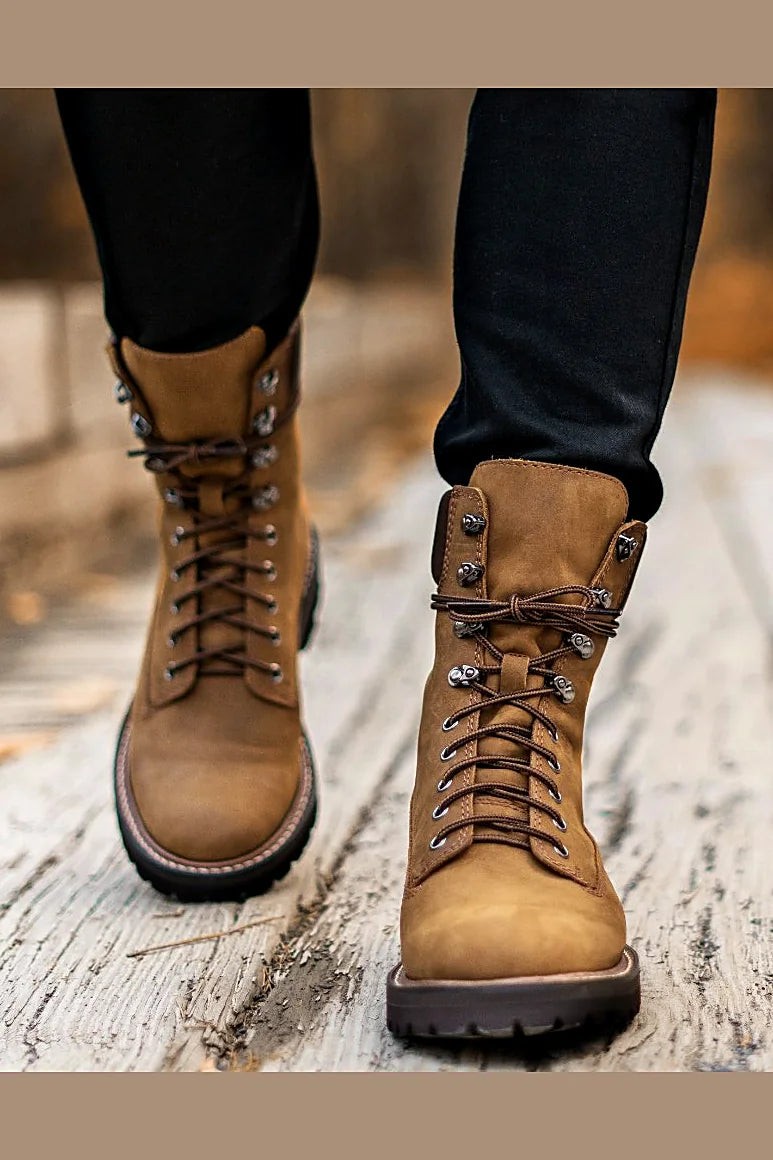 Fowler boot in Cedar leather