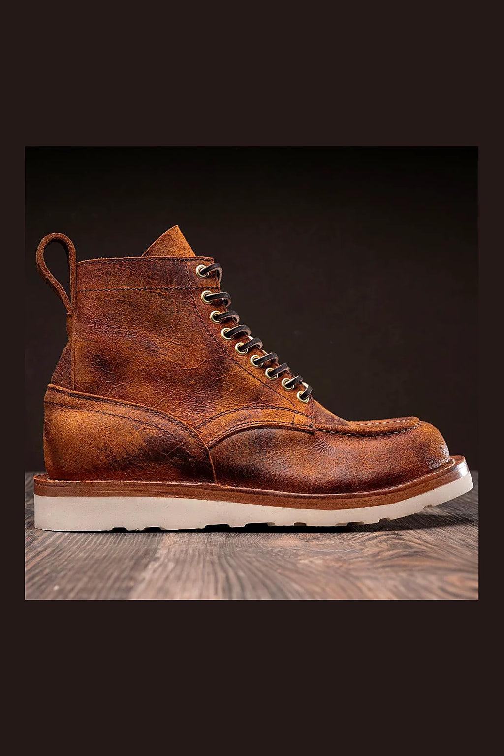Fremont stitchdown boot with Christy wedge