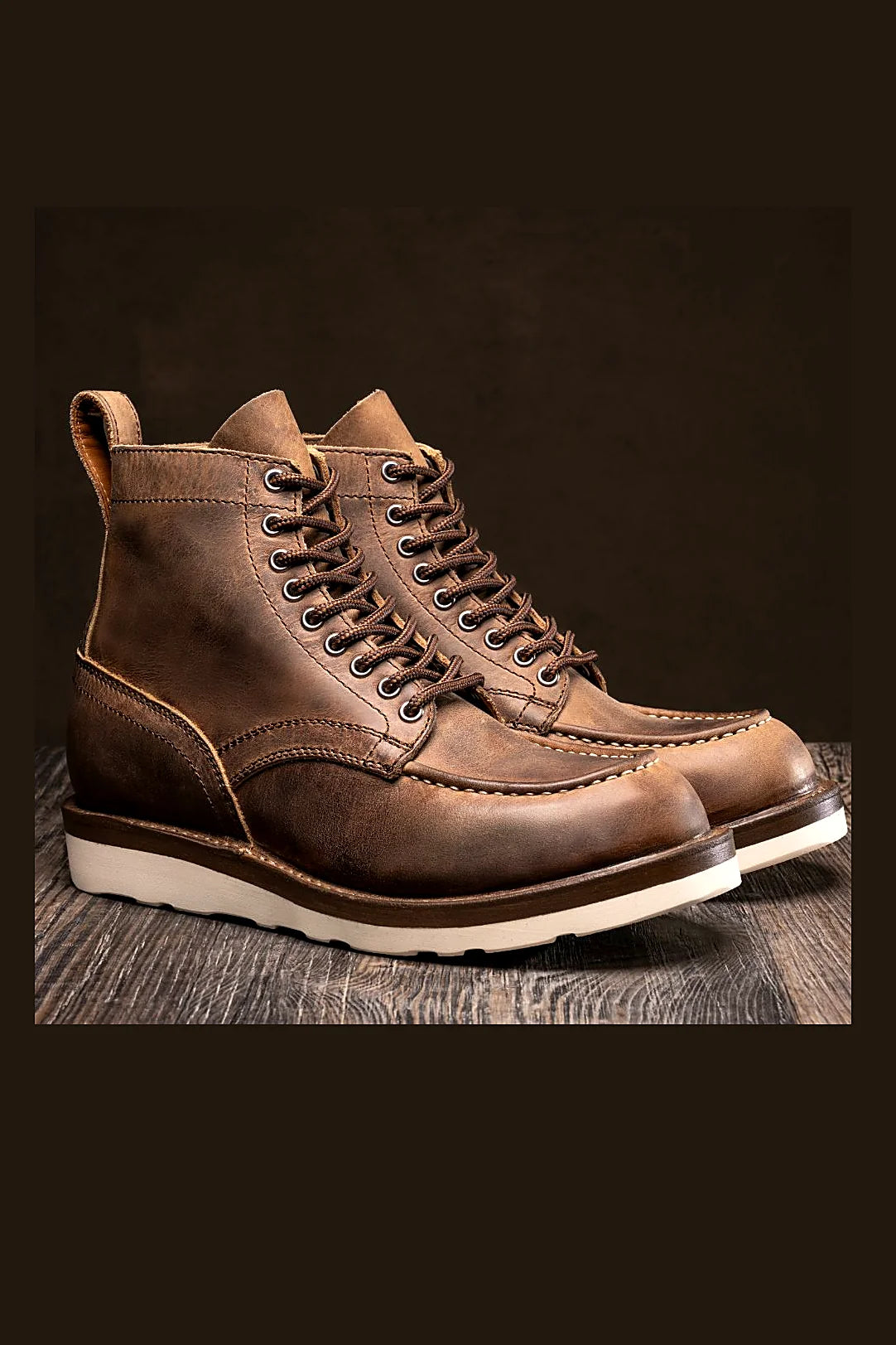 Folklore golden tan leather boot