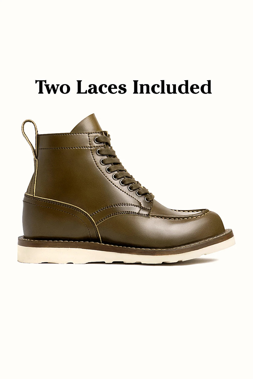 Gable boot in Olive cordovan