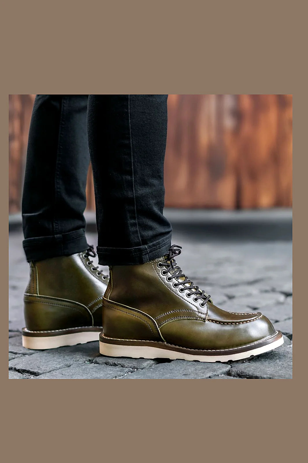 Olive boot