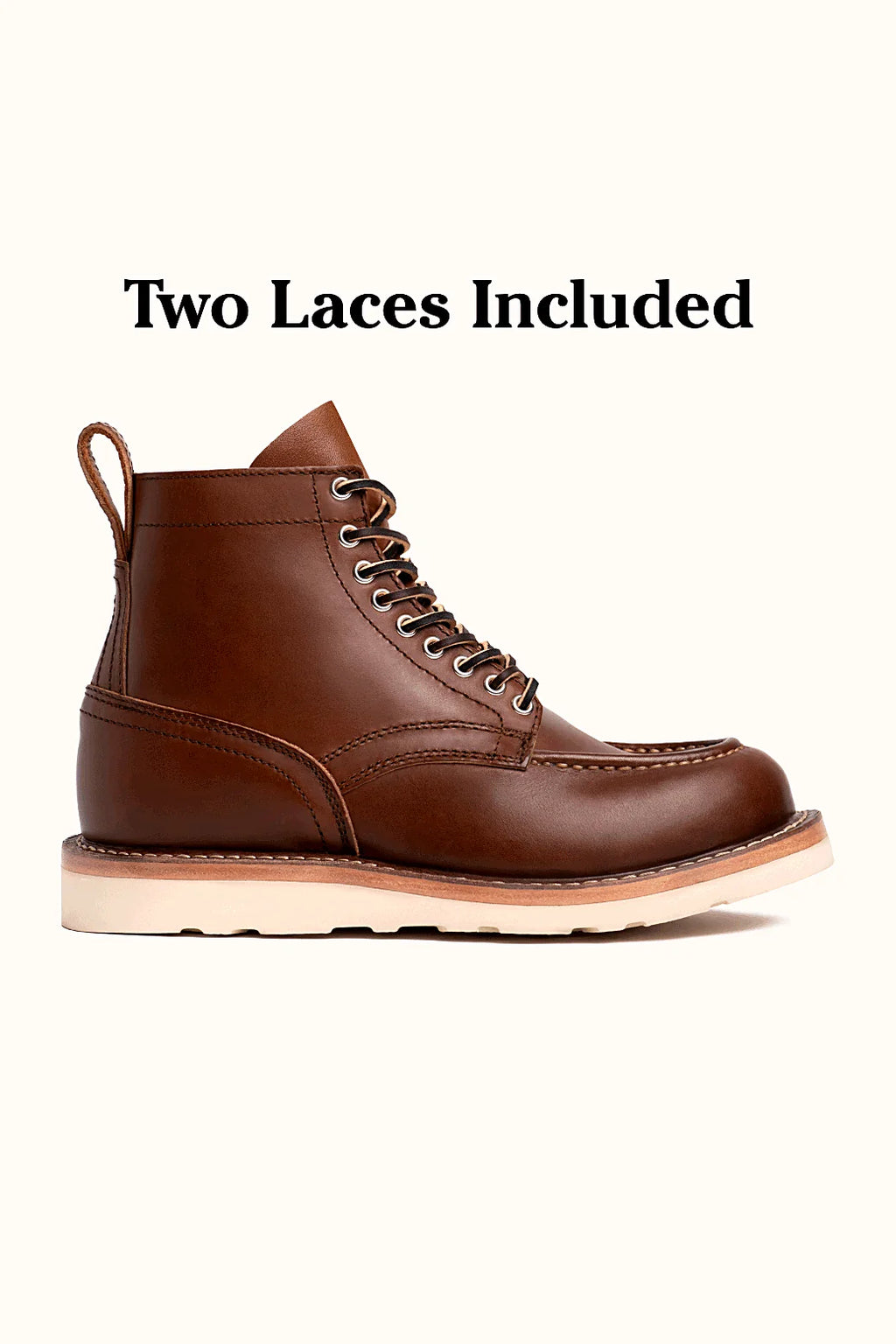Gallatin boot in walnut-brown leather