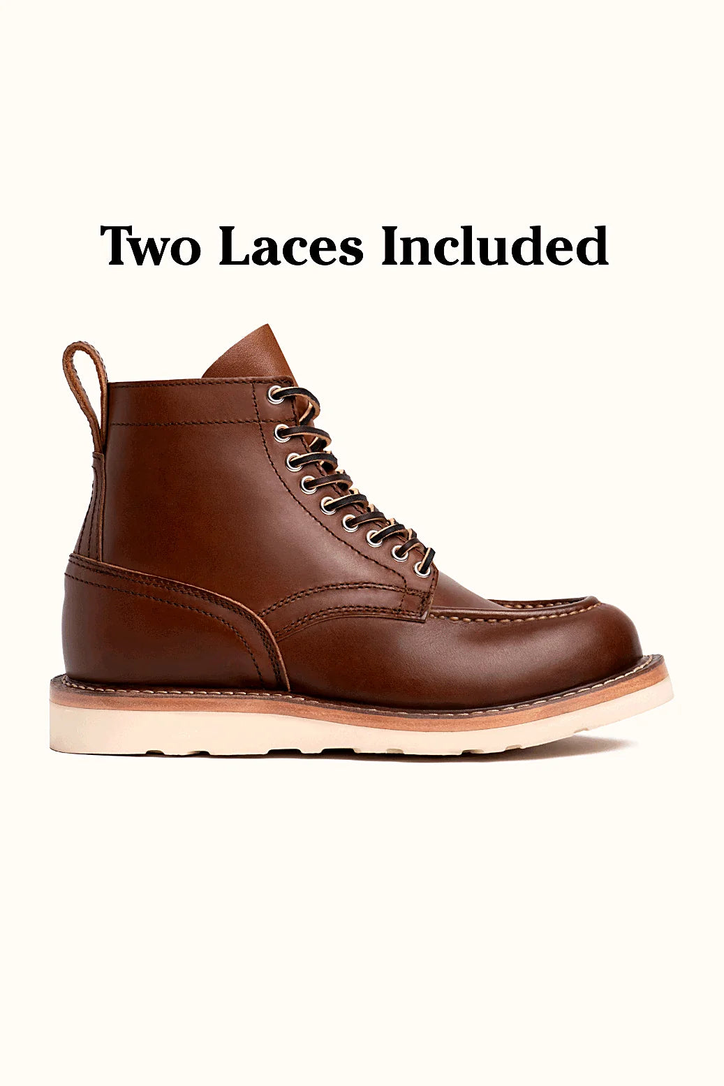 Gallatin boot in walnut-brown leather