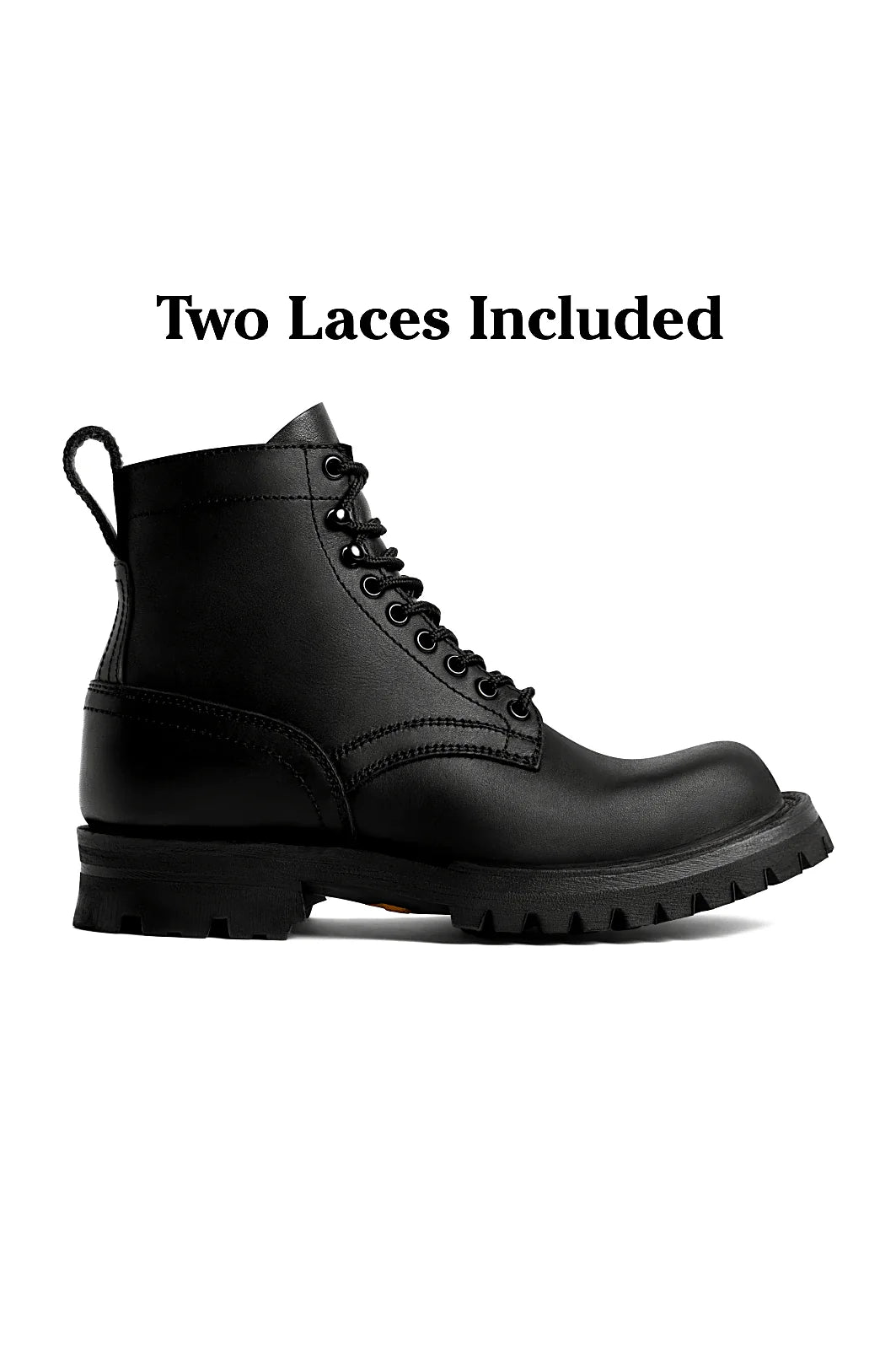 Black stitchdown boot