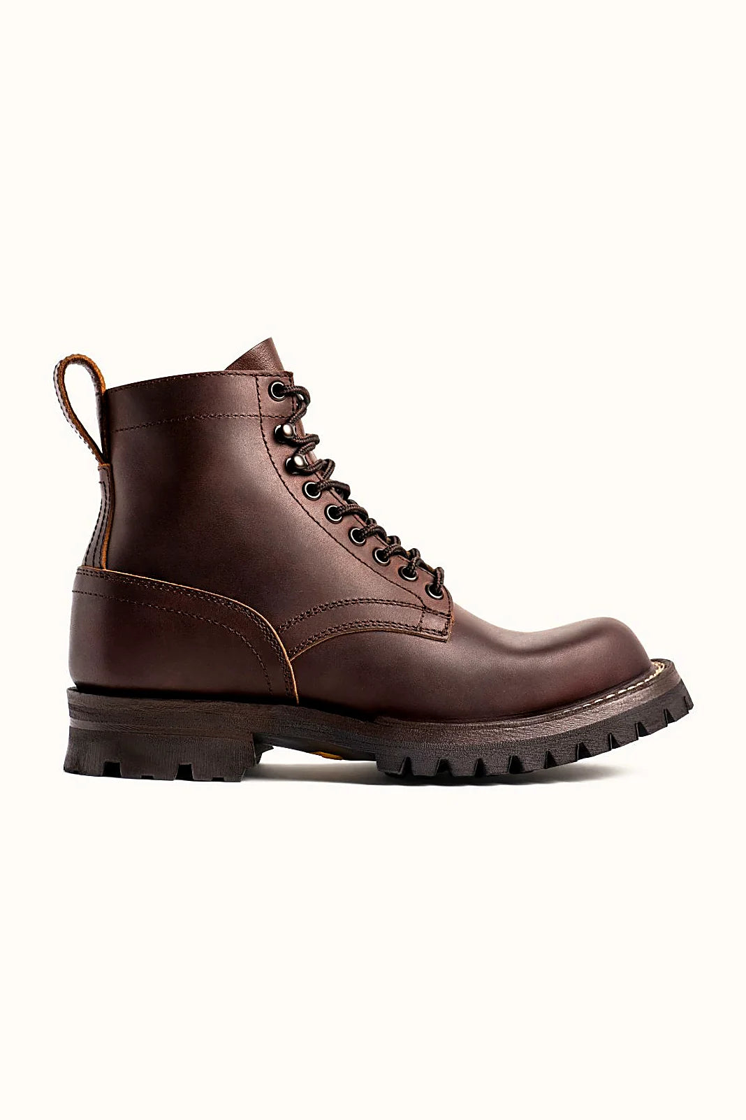 Garrett boot in toasted gold-brown leather