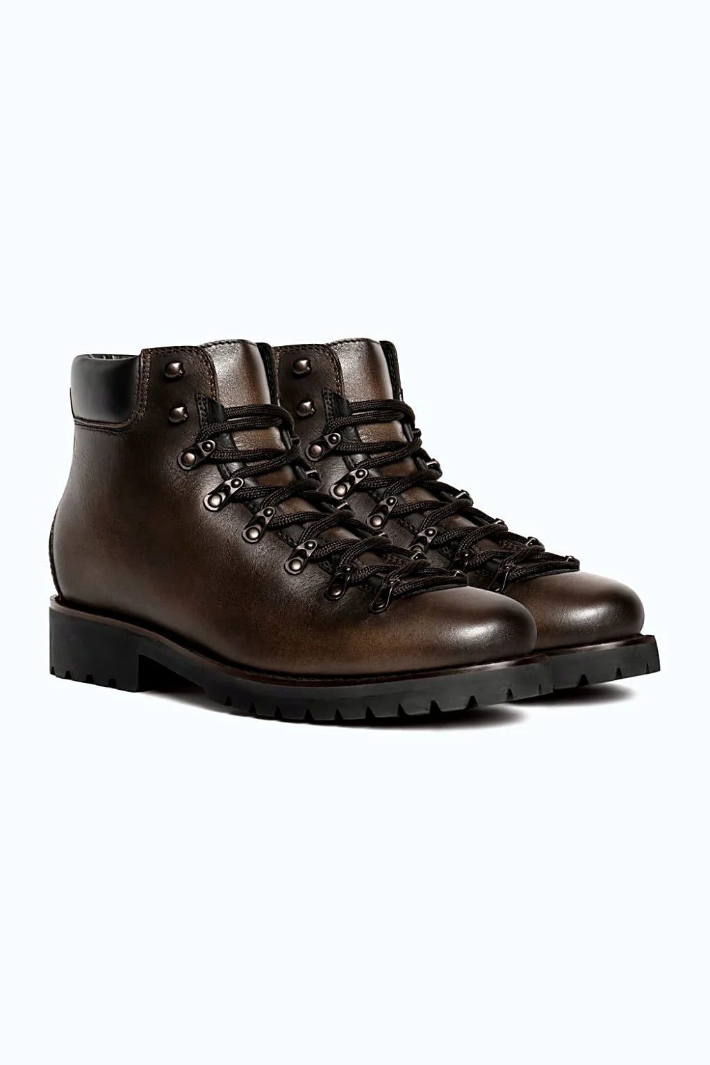 Jasper warm brown leather hiking boot