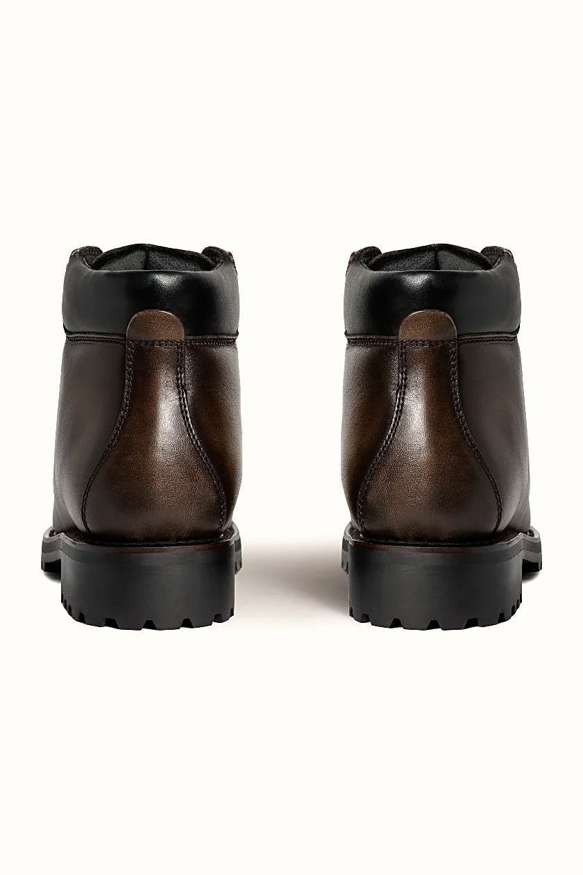 Brown hiker with Kevlar blend laces