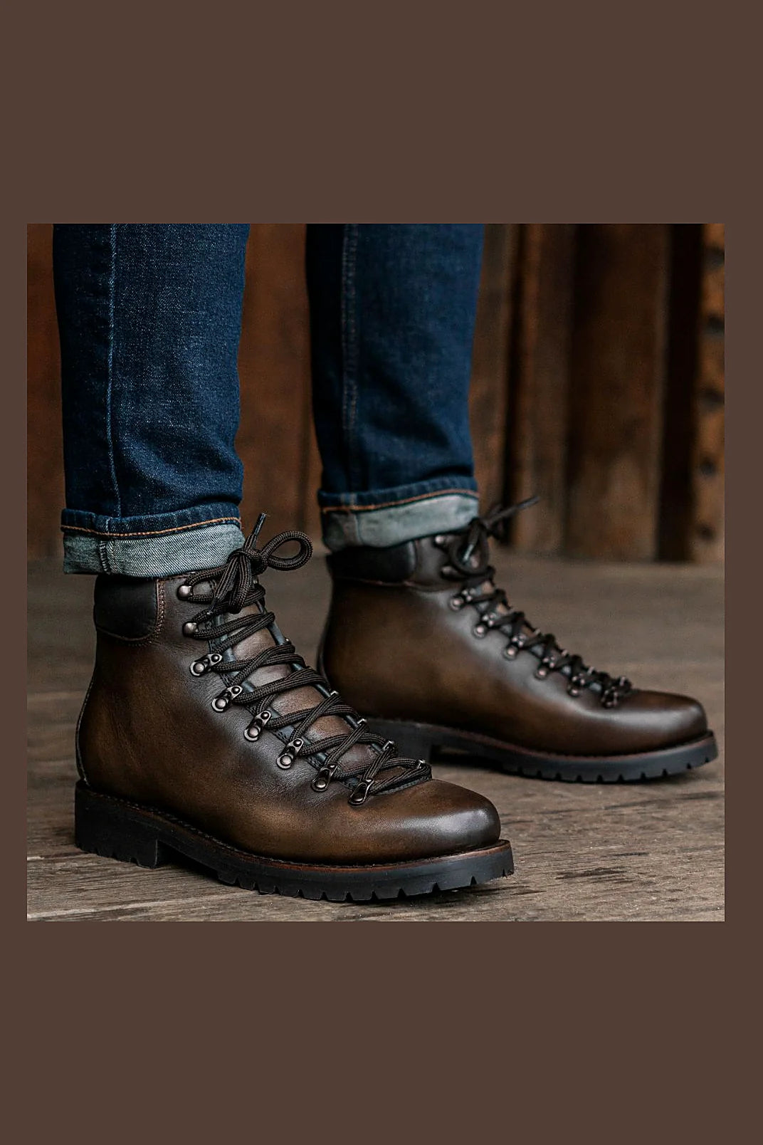 Jasper leather hiker boot