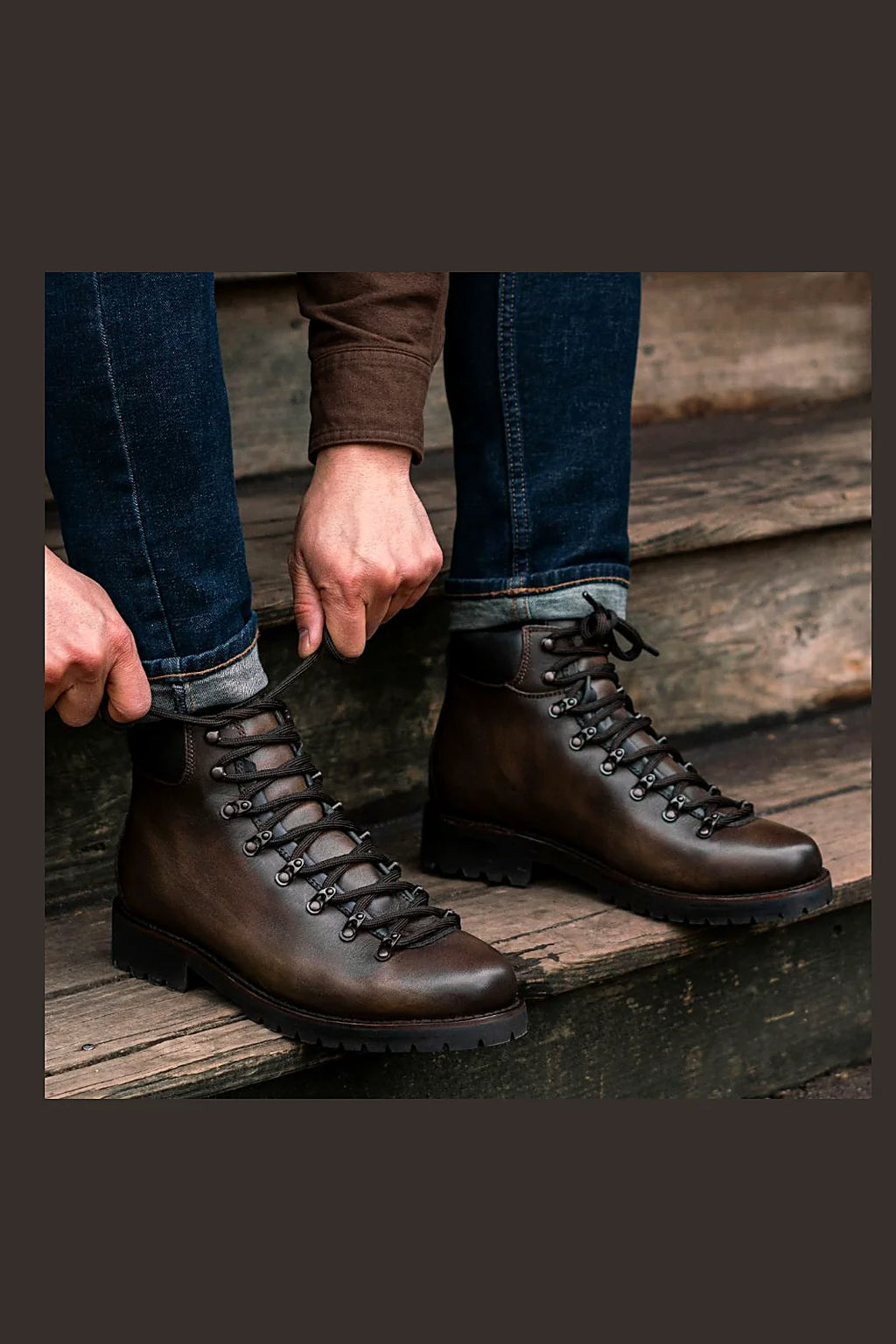 Gilman hiker boot in Jasper leather