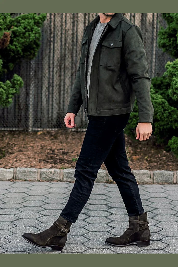 Dark Olive boot