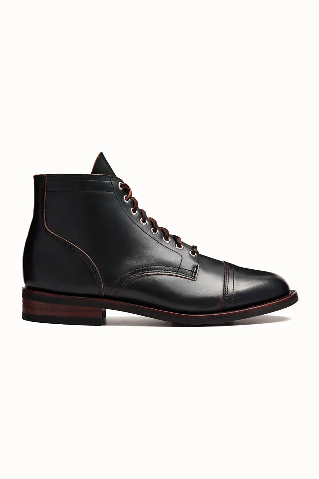 Grafton boot in deep indigo leather