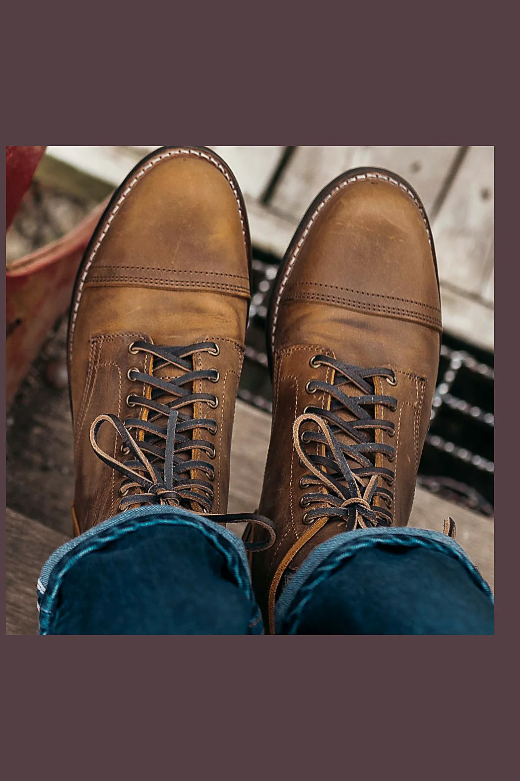 Grayson boot in Burnt Copper