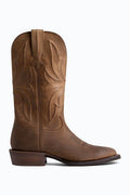 Old Town brown full-grain western boot