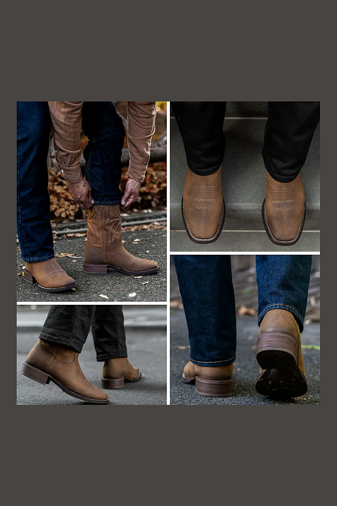 Hadley western boot in Old Town