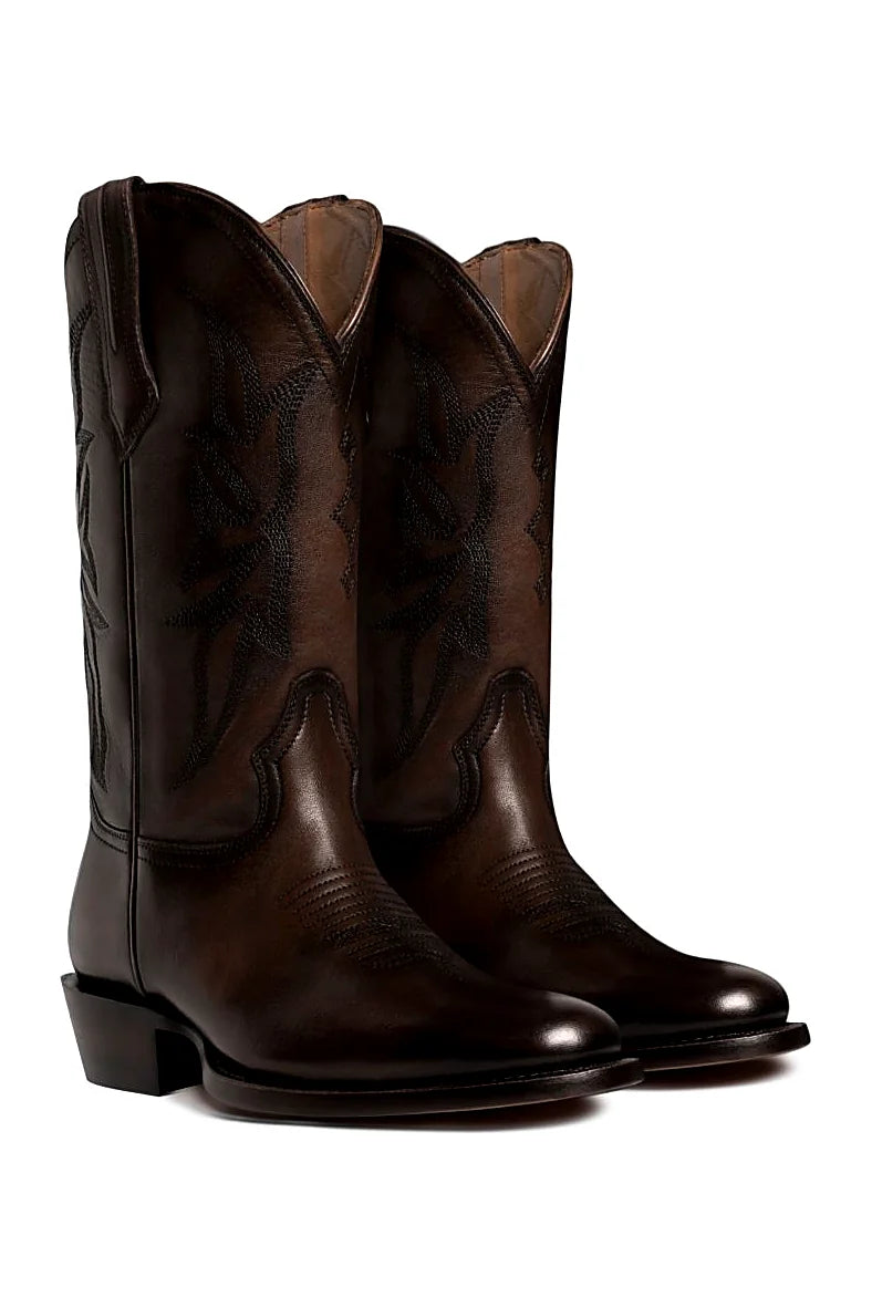 Hagen western with quintuple stitched pattern